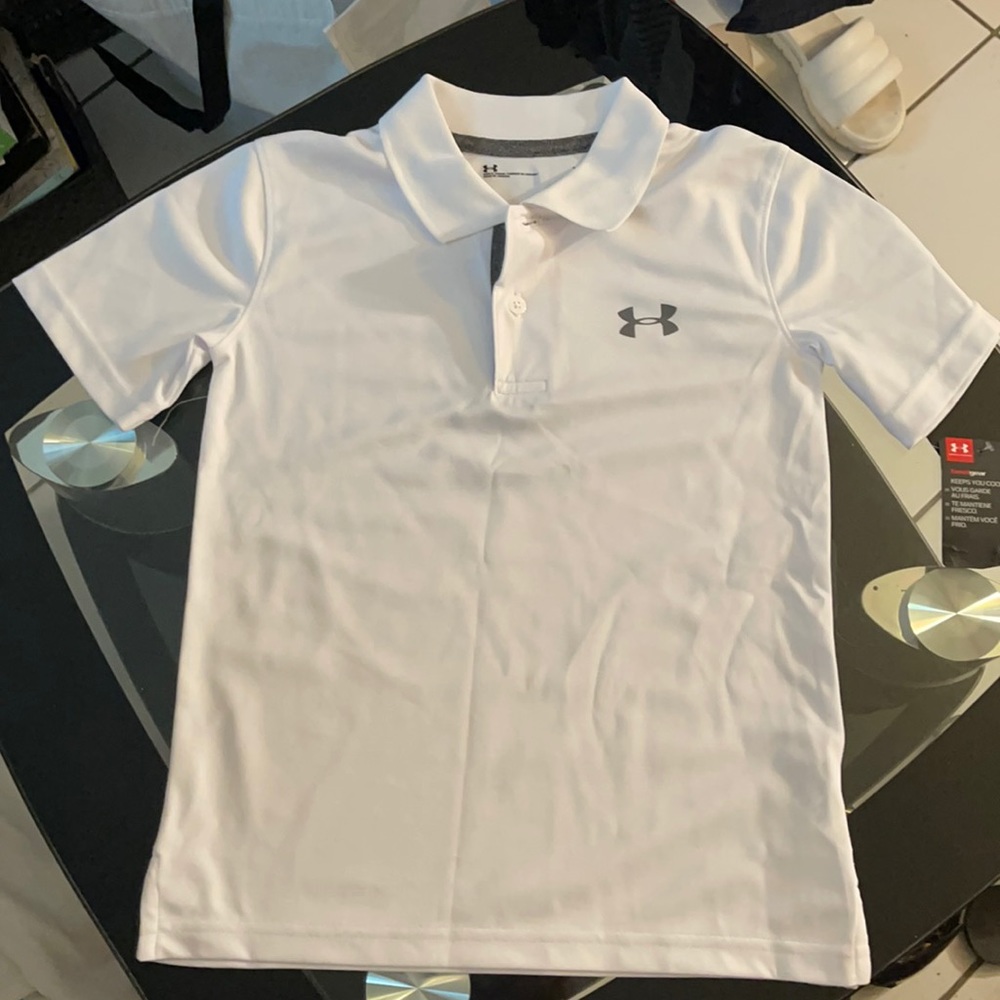 Boys under armour polo